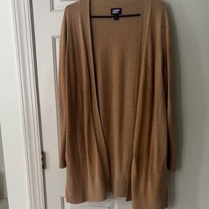 Lands' End Women's Camel Cardigan